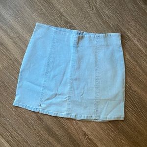 NWT Le Lis Double Slit Mini Skirt Sz Large